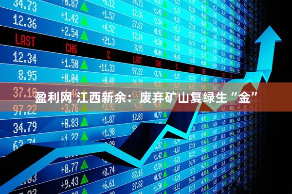 盈利网 江西新余：废弃矿山复绿生“金”