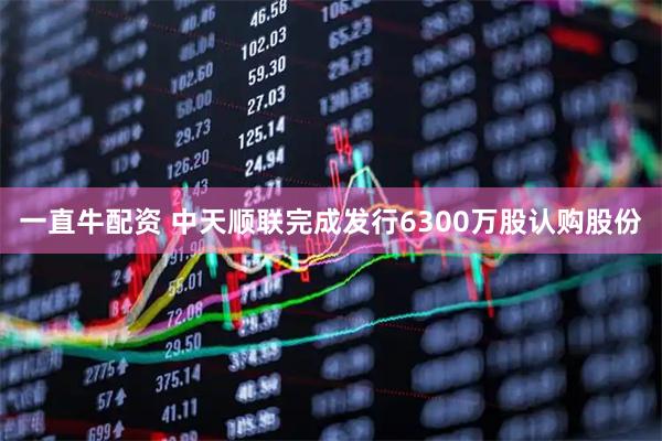 一直牛配资 中天顺联完成发行6300万股认购股份